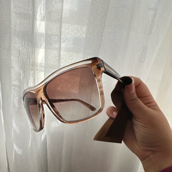 VINTAGE GUCCI Designer Sunglasses Brown Square GG 3179 OTOS8 19466 - Picture 6 of 16